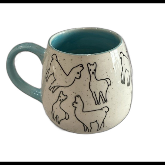 Meritage Speckled Llama Speckled Ceramic 20oz. Mug. Never Used. - Picture 1 of 4